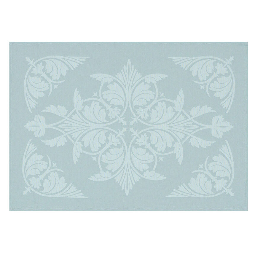 Tovaglietta antimacchia Syracuse Aqua 50x36 100% cotone, , hi-res image number 0