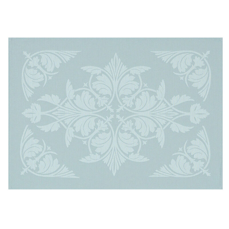 Tovaglietta antimacchia Syracuse Aqua 50x36 100% cotone, , hi-res image number 0