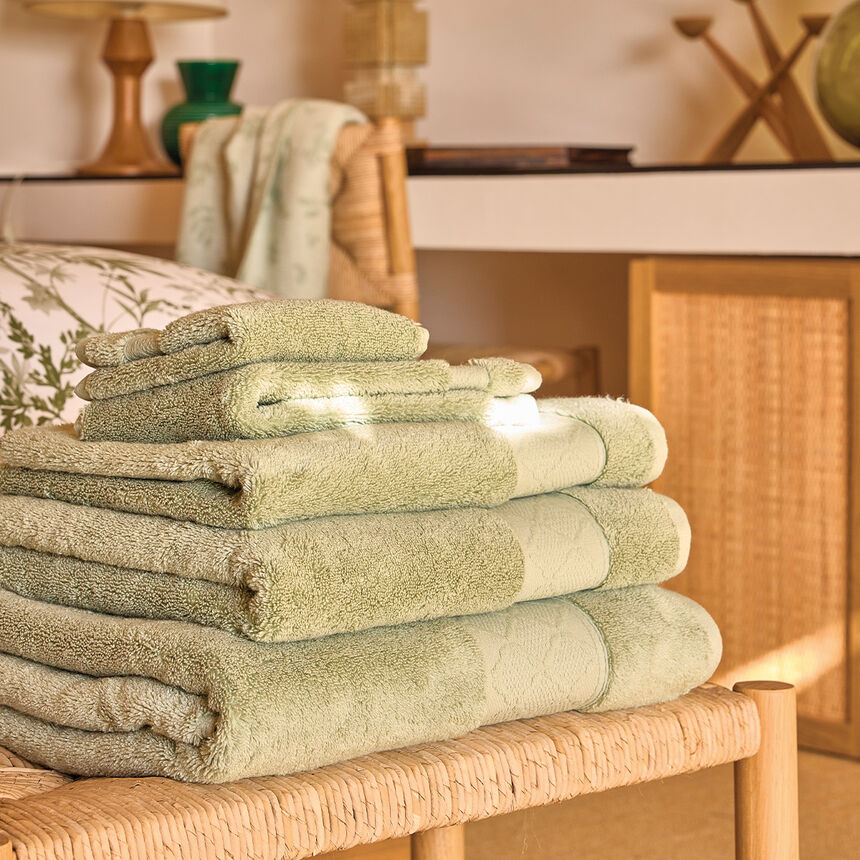 Ospite Caresse Tilleul 30x50 100% cotone, , hi-res image number 2