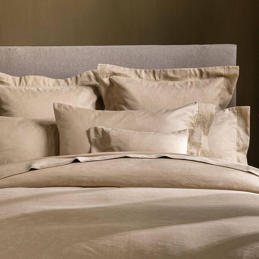 Federa decorativa Arabesque S&eacute;pia 30X41 50% cotone - 50% lino, , hi-res image number 1