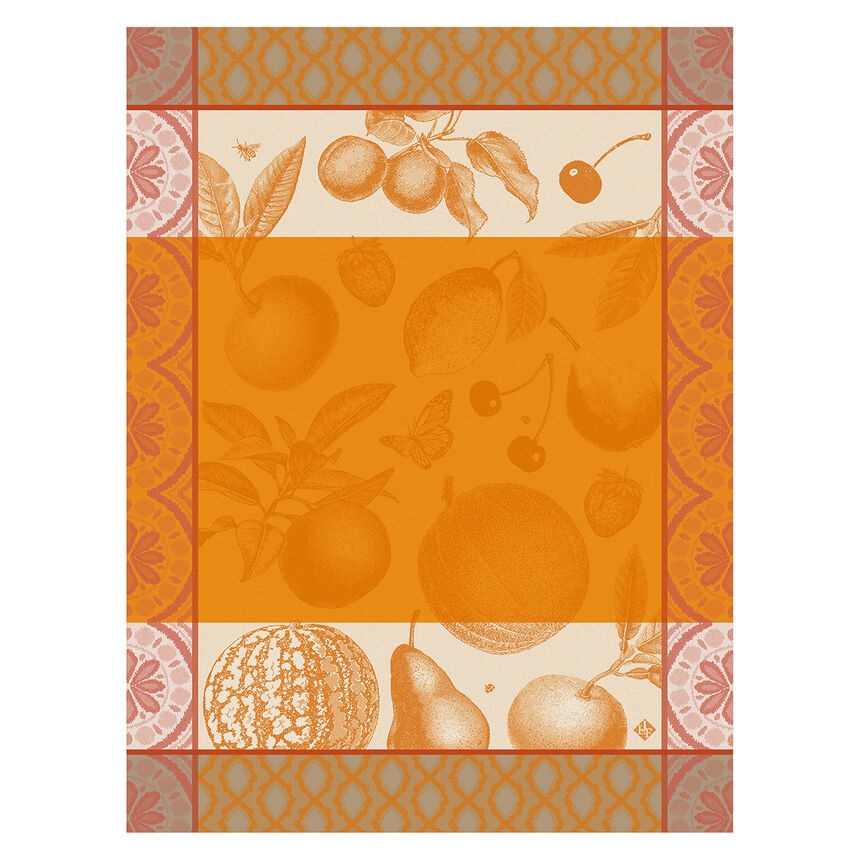 Strofinaccio Arri&egrave;re-Pays Melon 60x80 100% cotone, , hi-res image number 0