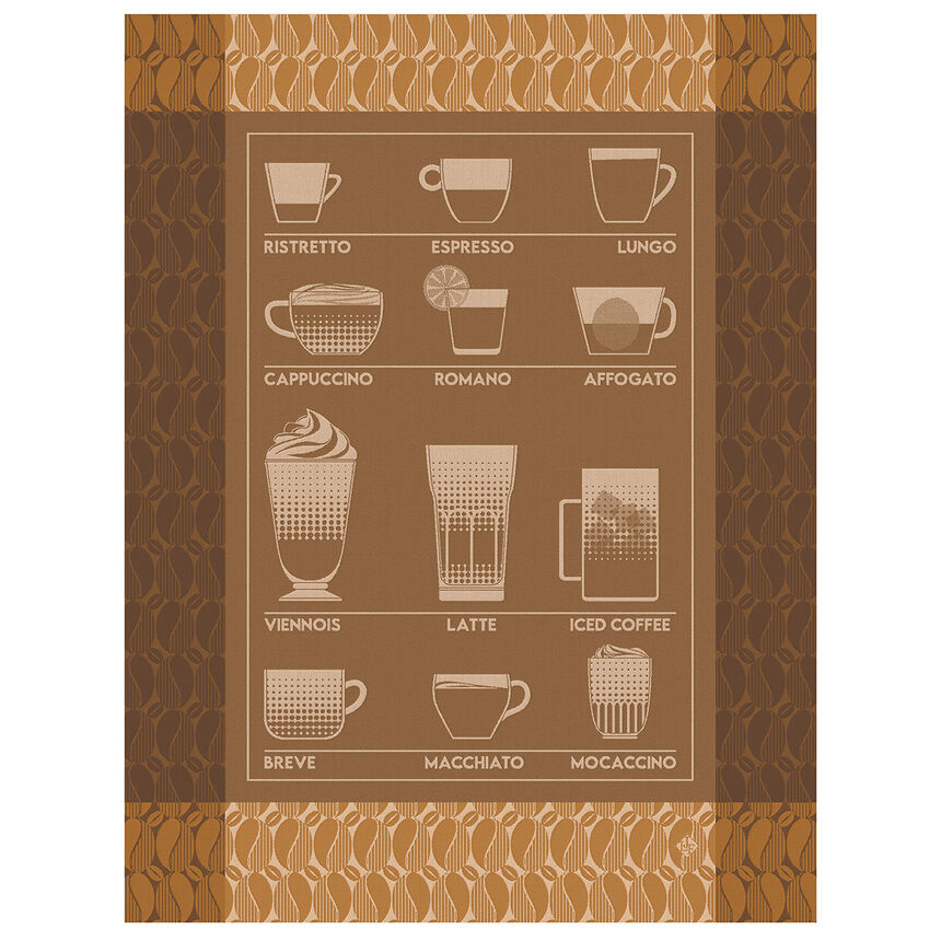 Strofinaccio Barista Moccacino 60x80 100% cotone, , hi-res image number 0