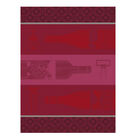 Strofinaccio Vin en Bouteille Rouge 60x80 100% cotone, , hi-res image number 1