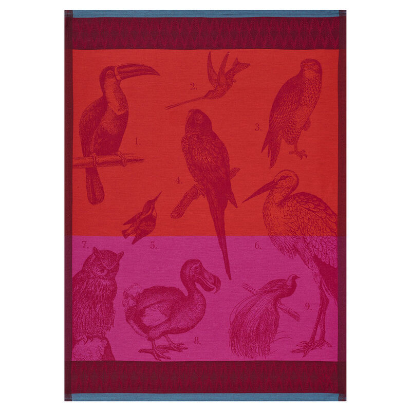 Strofinaccio Planche animalière Volière Bengale 60x80 100% cotone, , hi-res image number 0