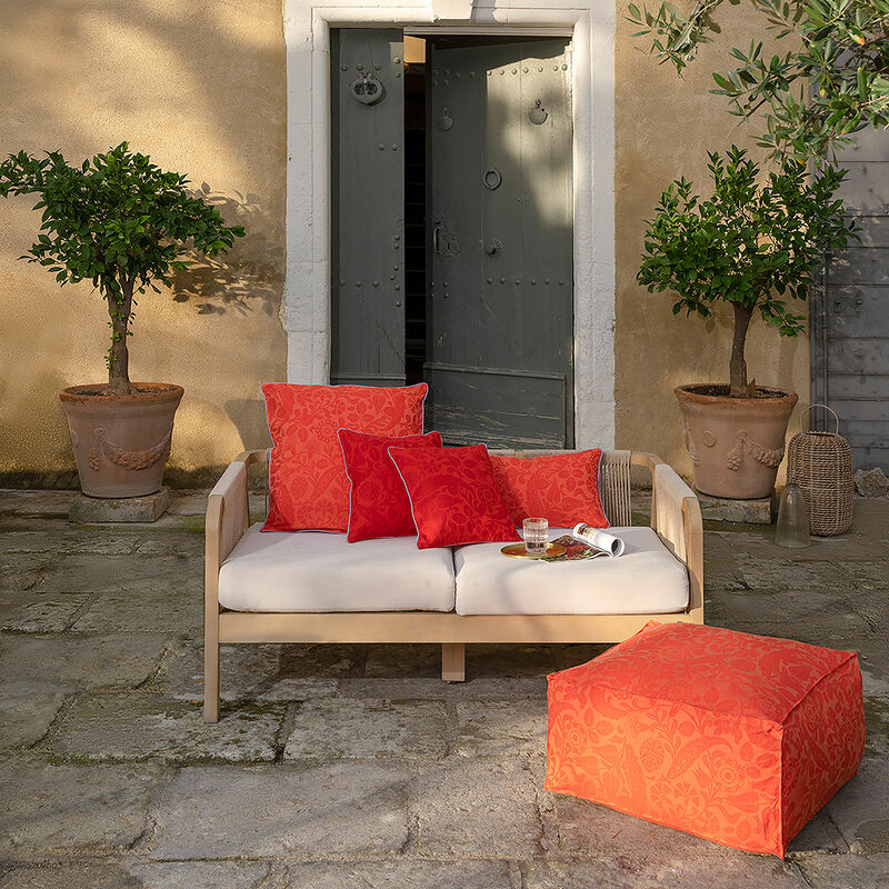 Fodera cuscino Voyage Iconique Coquelicot 50x30 100% cotone, , hi-res image number 0