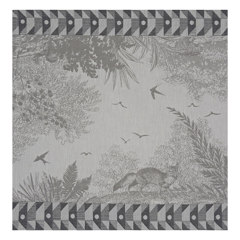 Tovagliolo Forêt enchantée Argent 55x55 100% cotone, , hi-res image number 1