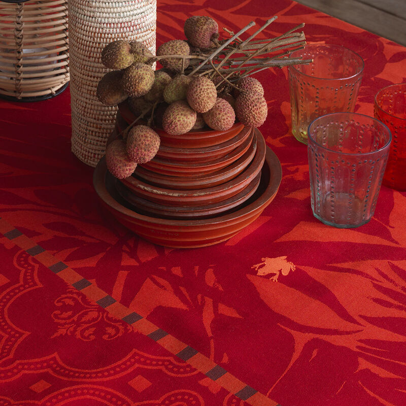 Tovaglia antimacchia Bahia Sunset 175x175 Cotone / Poliestere, , hi-res image number 2