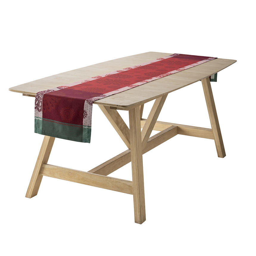 Striscia da tavola Lumi&egrave;res d'&eacute;toiles  Rubis 50x150 100% cotone, , hi-res image number 1