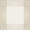Striscia da tavola Venezia Ivoire Cotone, , swatch